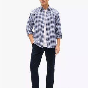 TH gingham button-up collared shirt